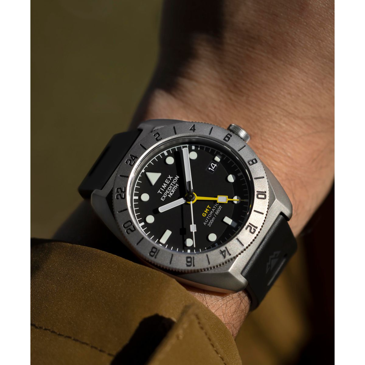 Zegarek na czarnym pasku - Timex Expedition North Automatic