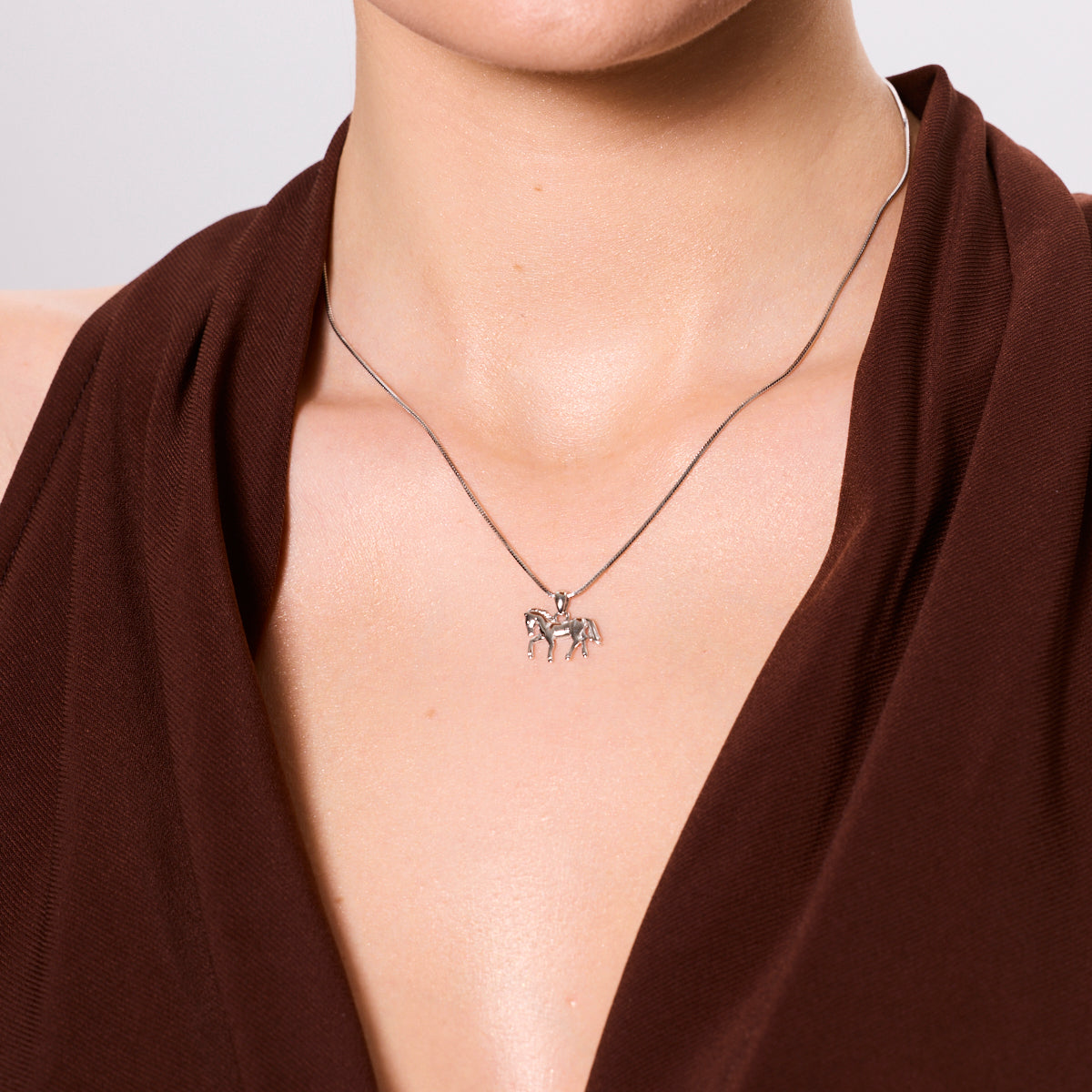 Zawieszka srebrna - koń