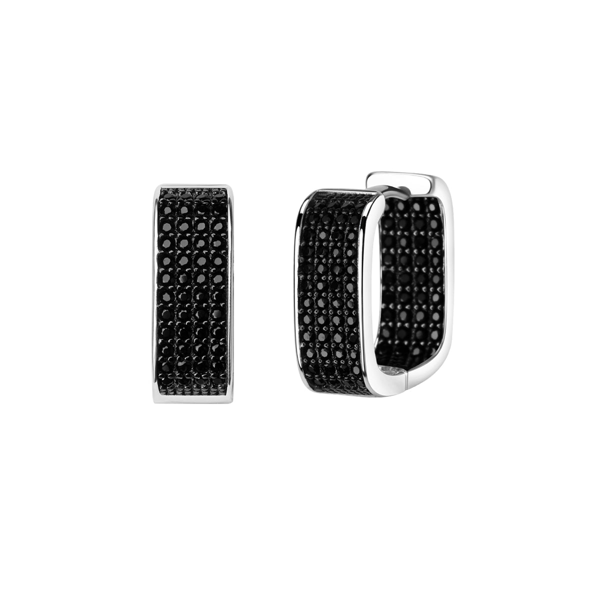 Kolczyki srebrne z cyrkoniami