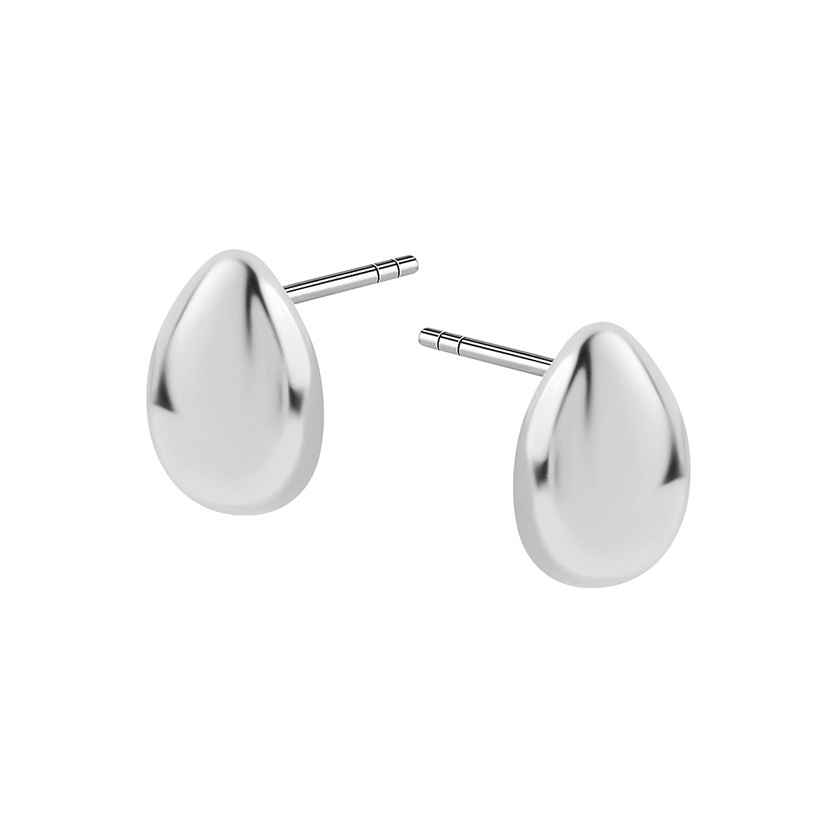 Komplet biżuterii srebrnej - łezki