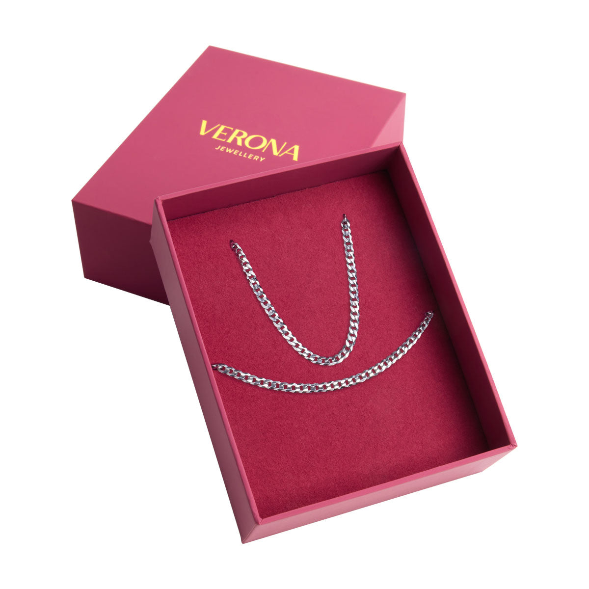 Komplet biżuterii męskiej - srebrny