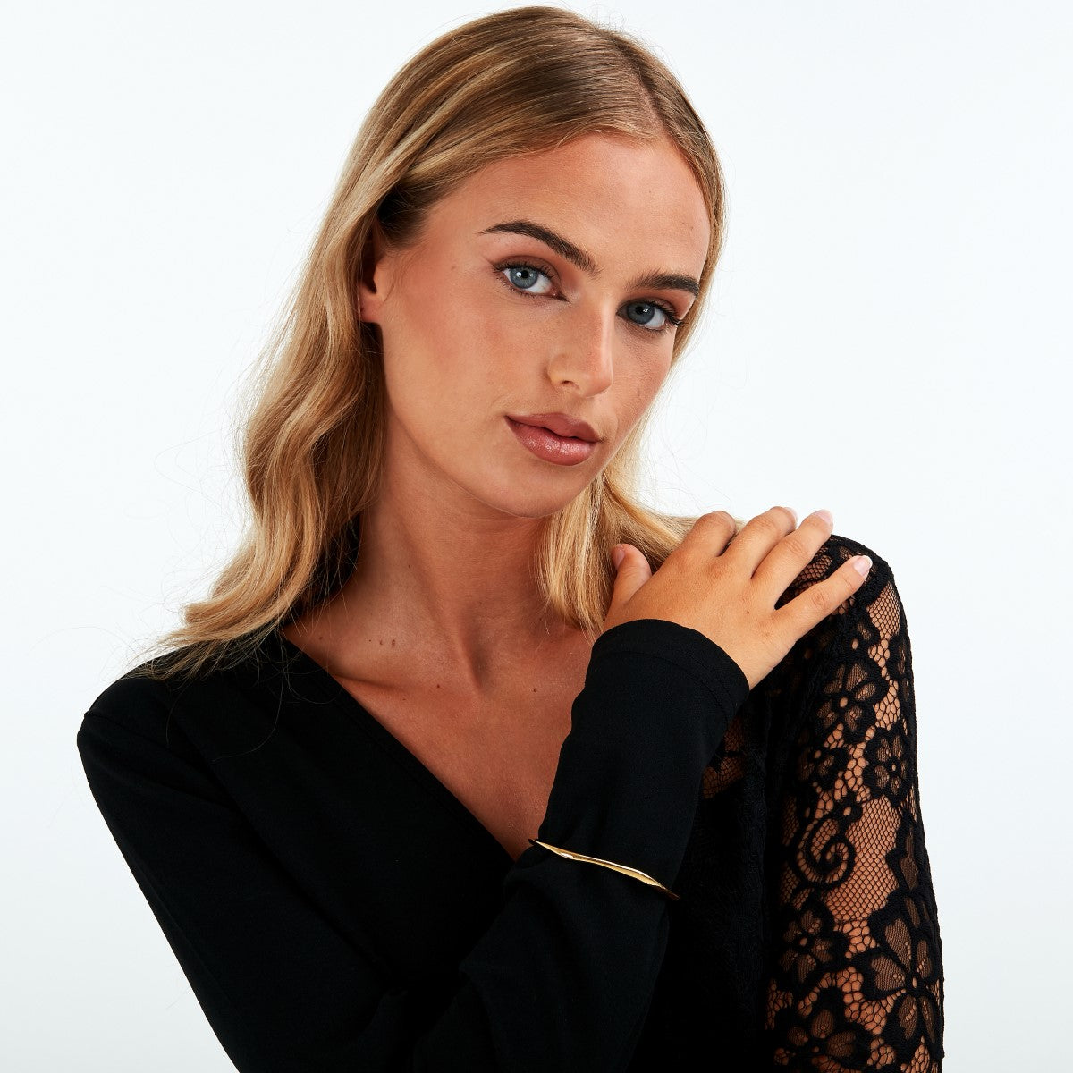 Bransoletka stalowa sztywna - Trussardi T-Design