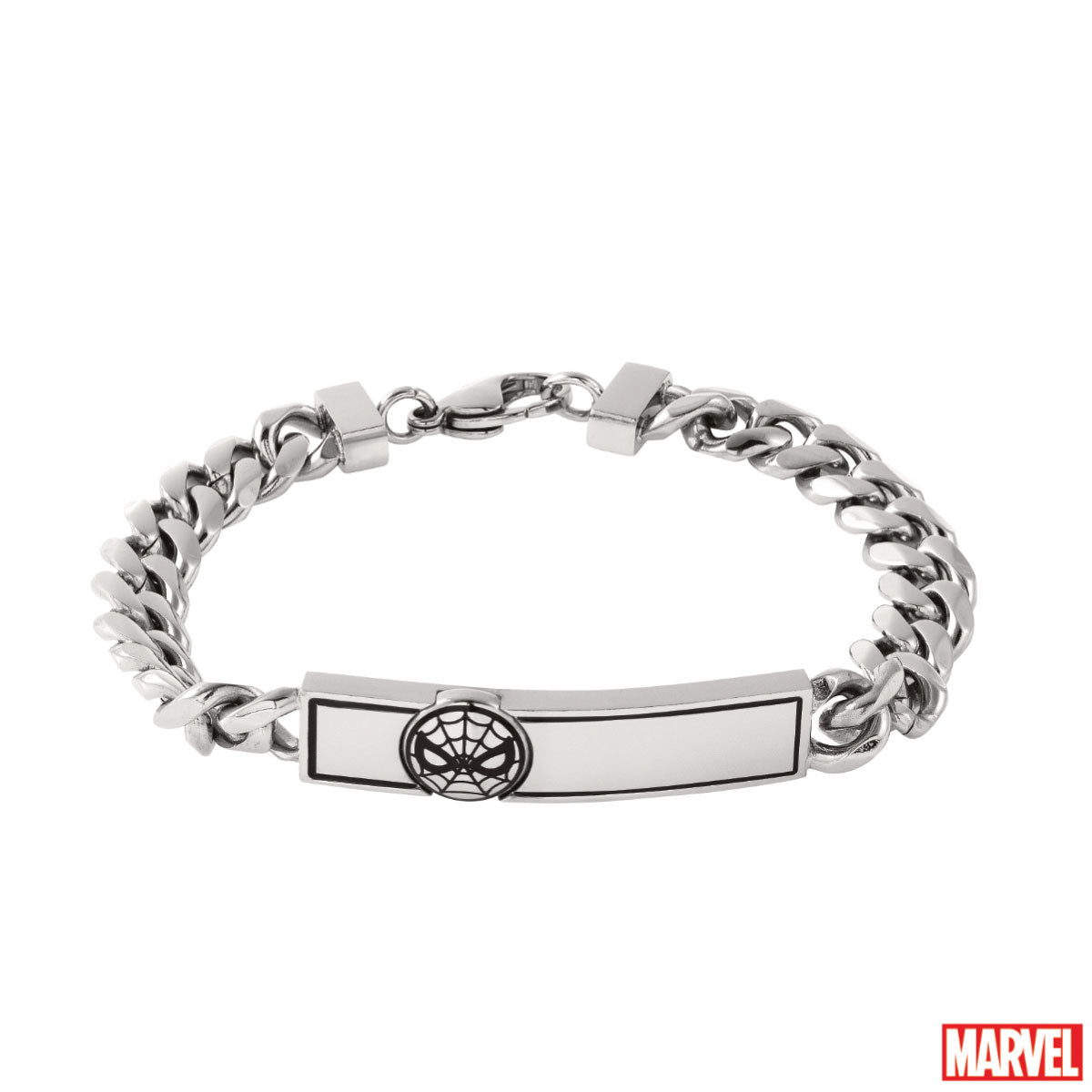 Bransoletka stalowa z blaszką - Spider Man - Marvel
