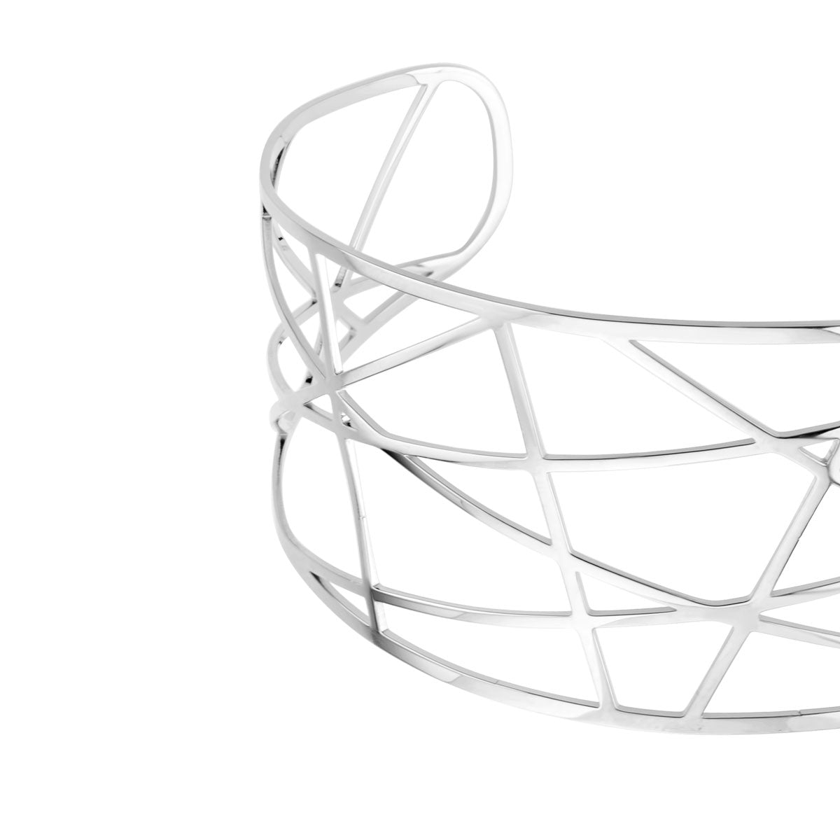 Bransoletka stalowa sztywna - Moderno - Verona