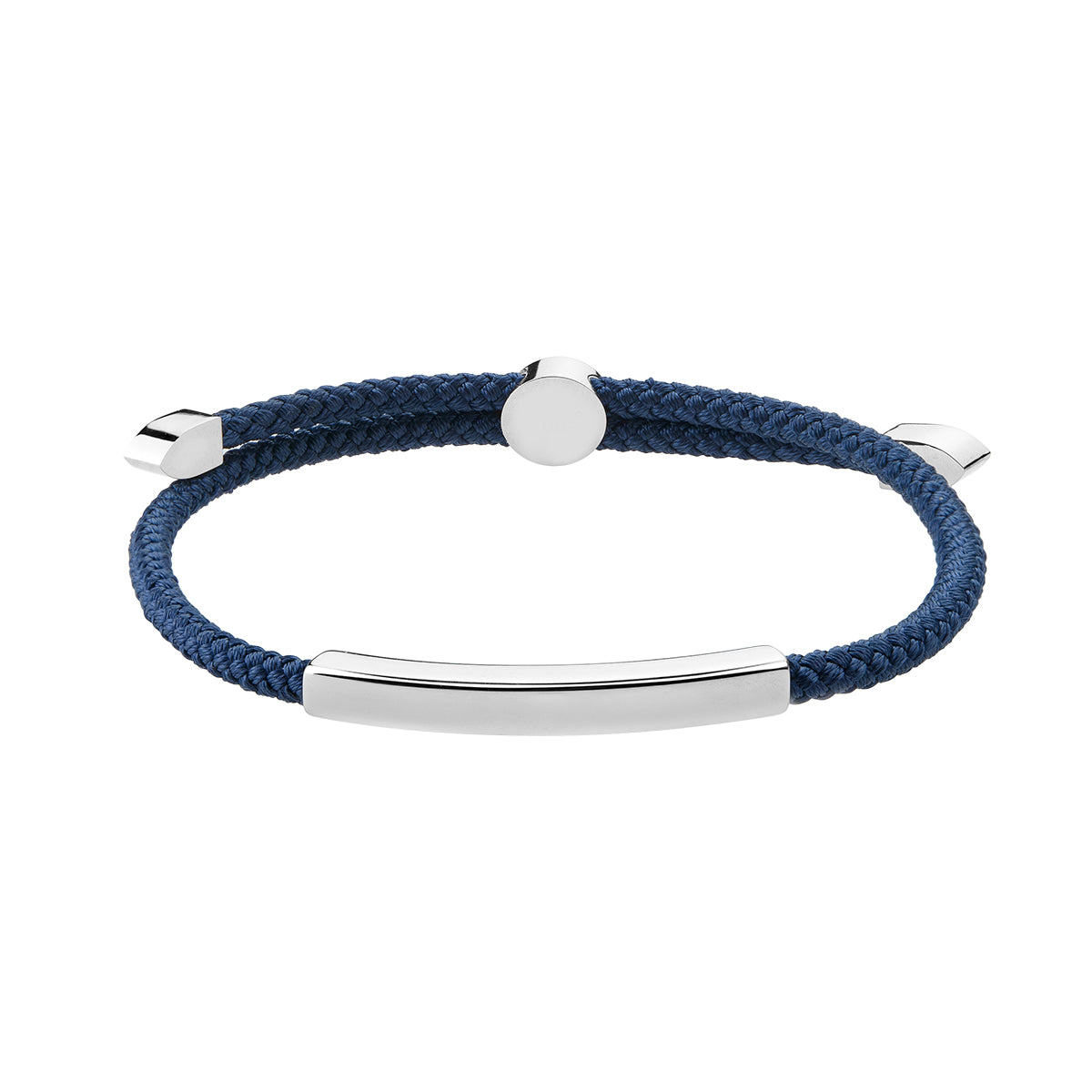 Bransoletka niebieska - stalowa - Moderno