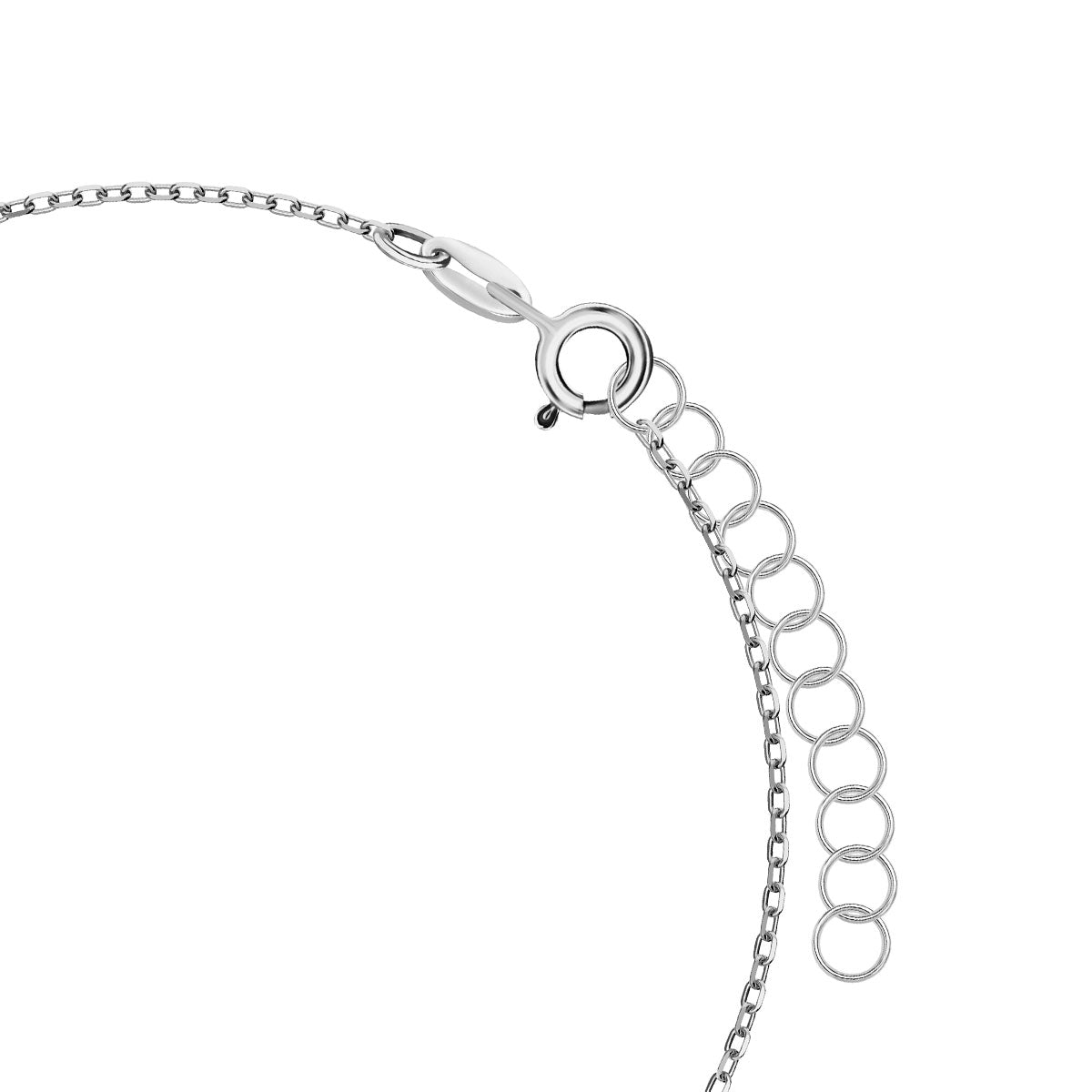 Bransoletka srebrna - serce