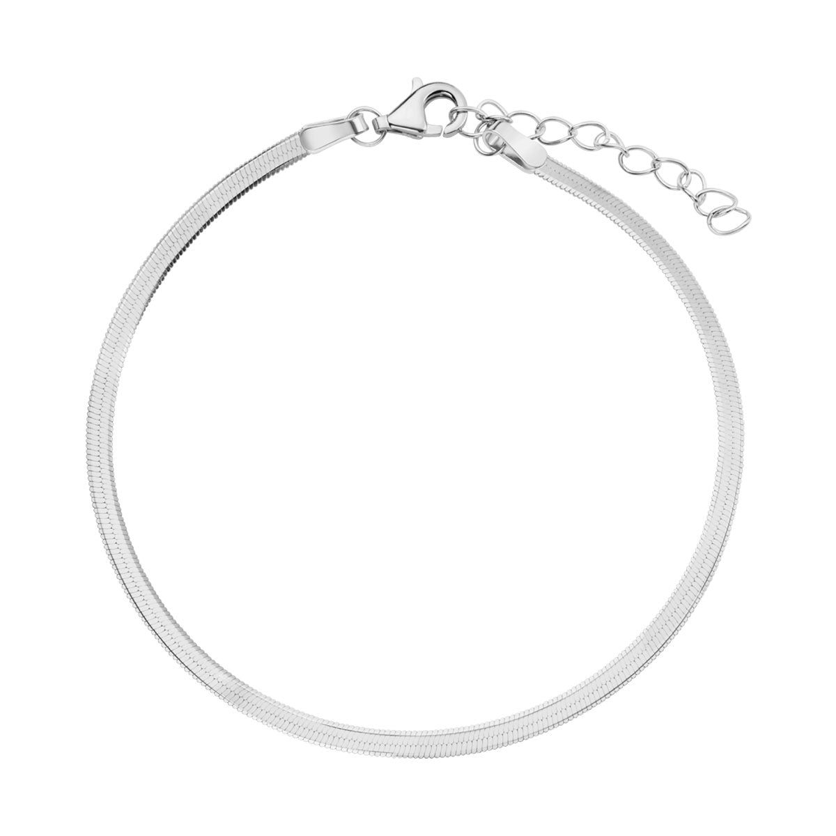 Bransoletka srebrna - żmijka