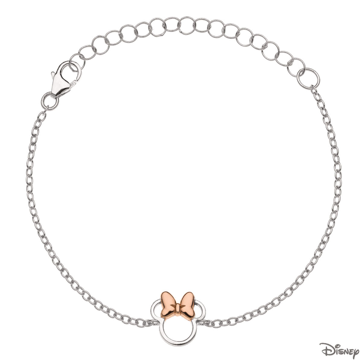 Bransoletka srebrna - Myszka Minnie - Disney