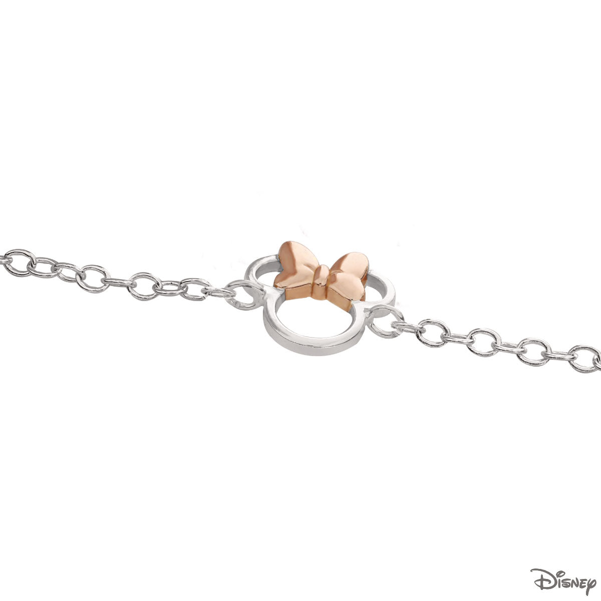 Bransoletka srebrna - Myszka Minnie - Disney