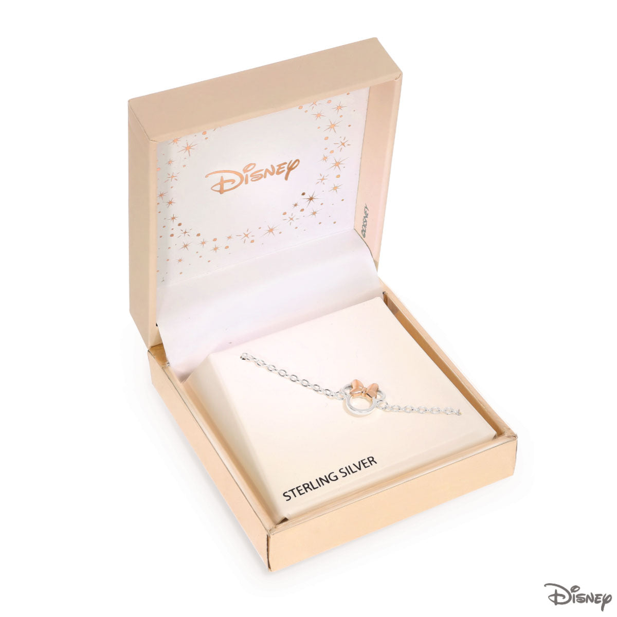 Bransoletka srebrna - Myszka Minnie - Disney