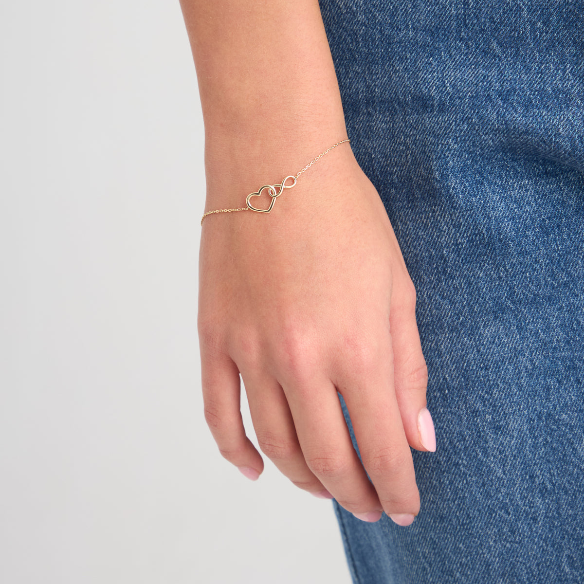 Bransoletka złota - serce - Verona