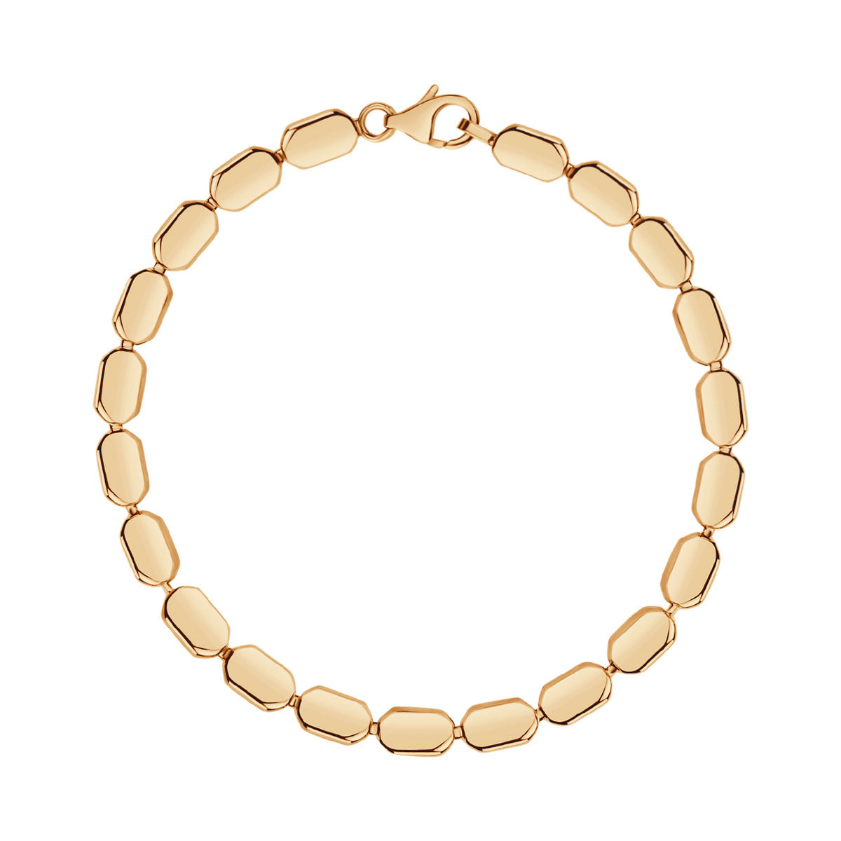 Bransoletka złota - geometryczna