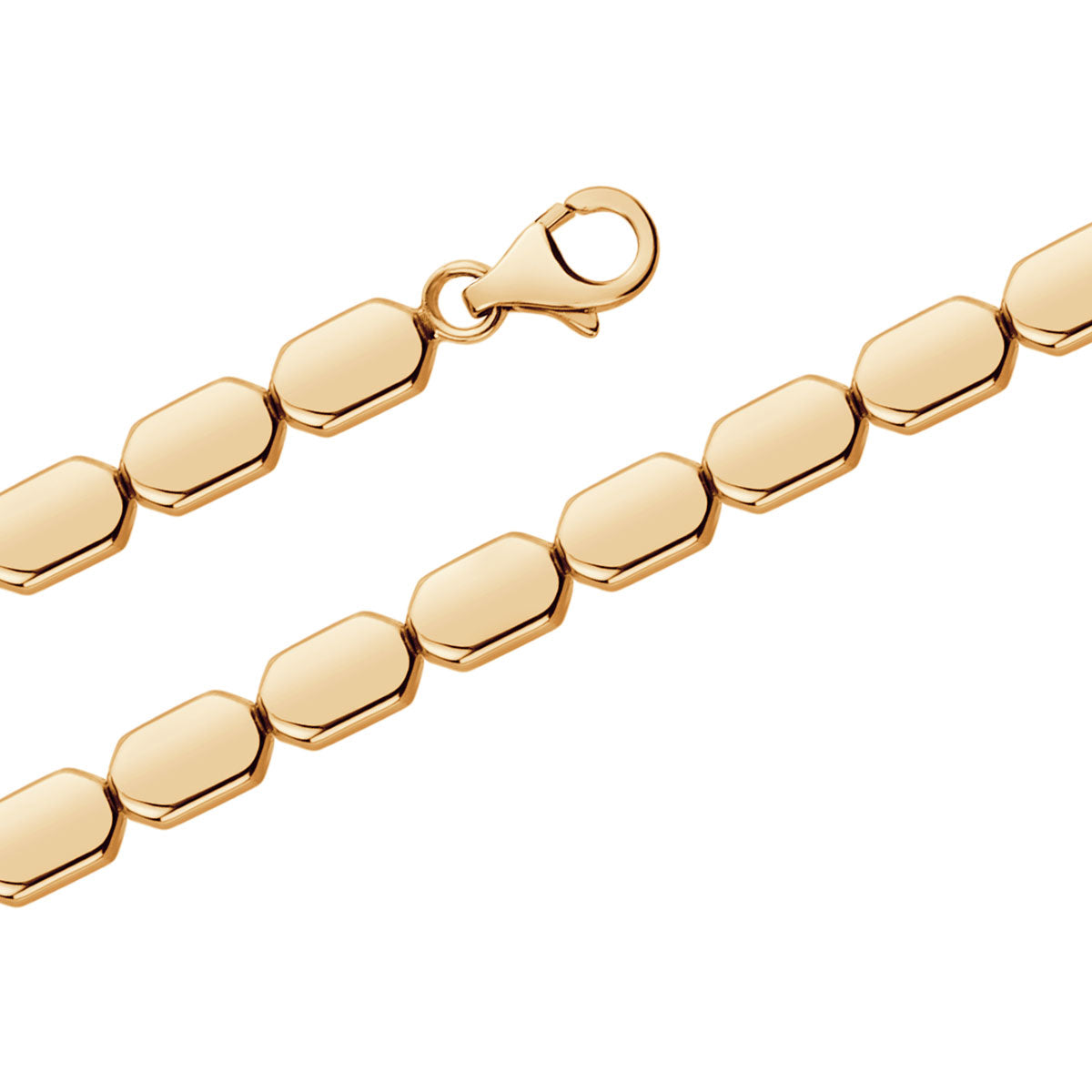 Bransoletka złota - geometryczna