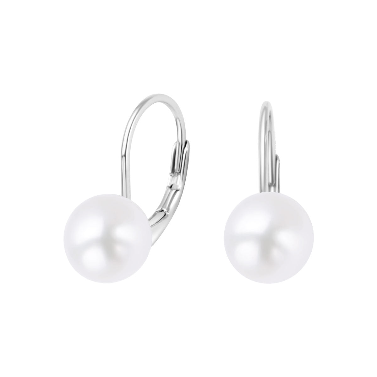 Kolczyki srebrne z perłami