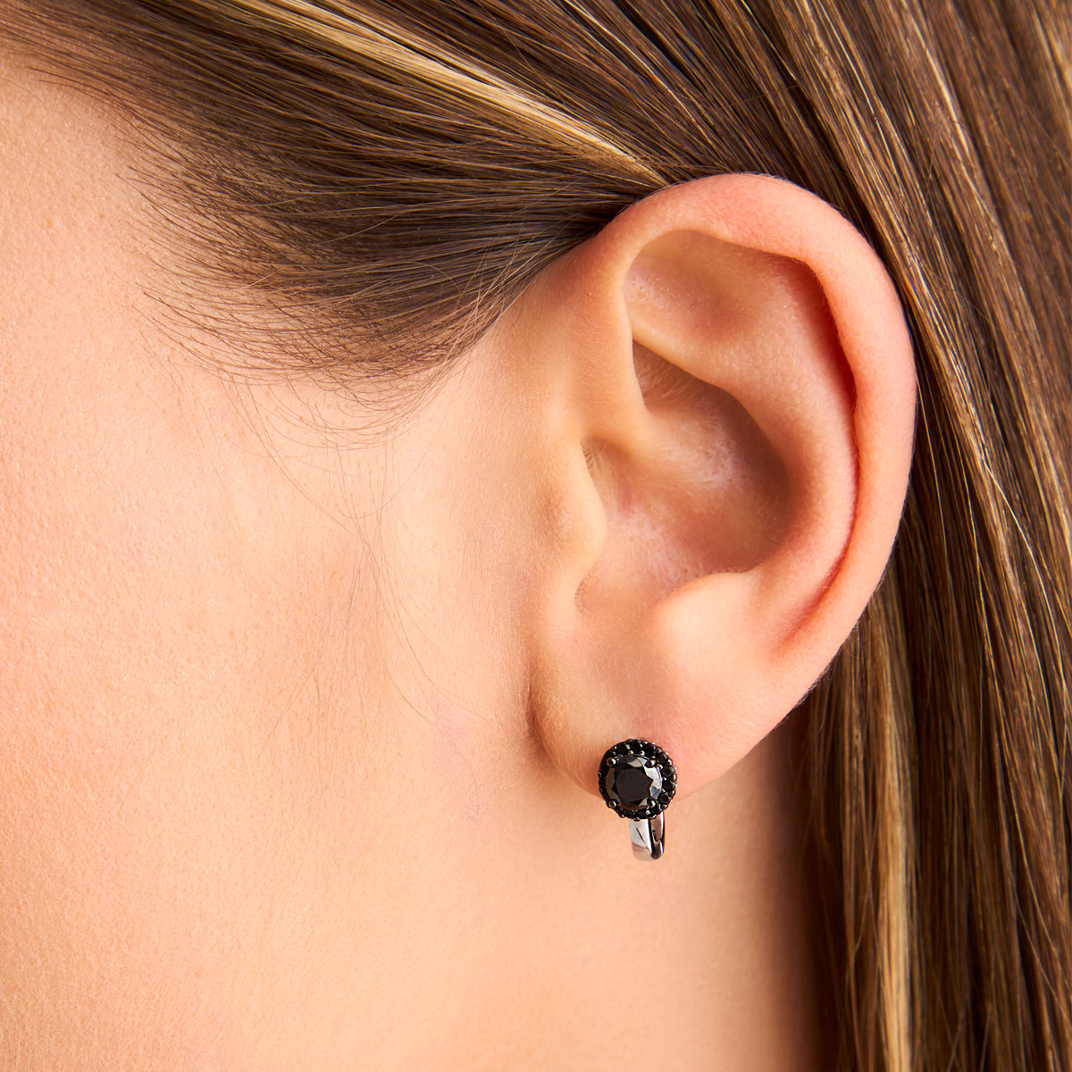 Kolczyki srebrne z cyrkoniami