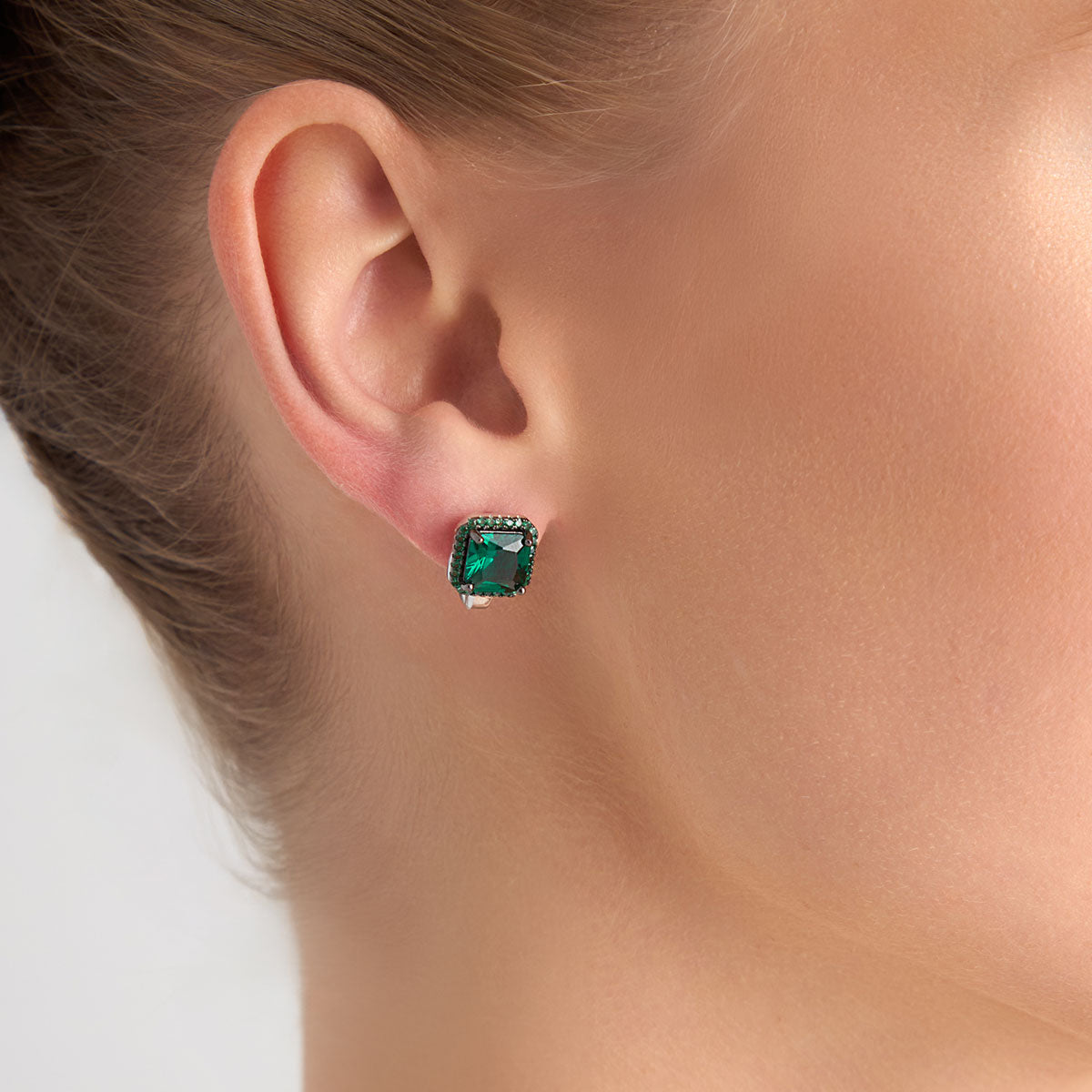 Kolczyki srebrne z cyrkoniami