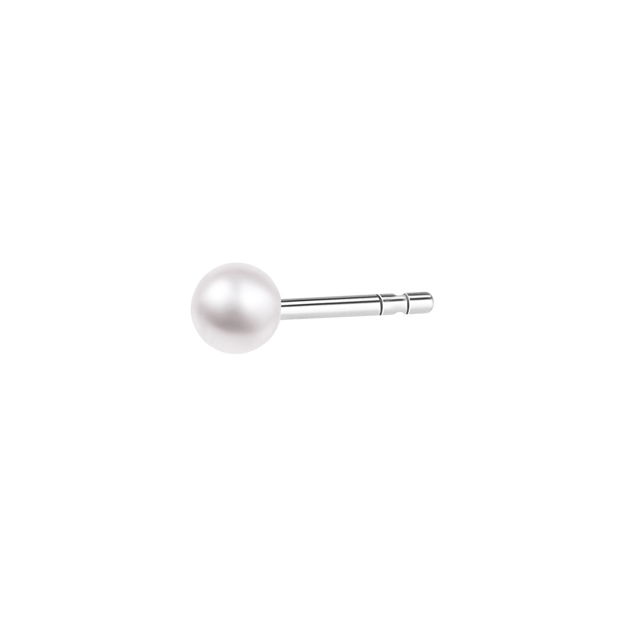 Kolczyk srebrny z perłą