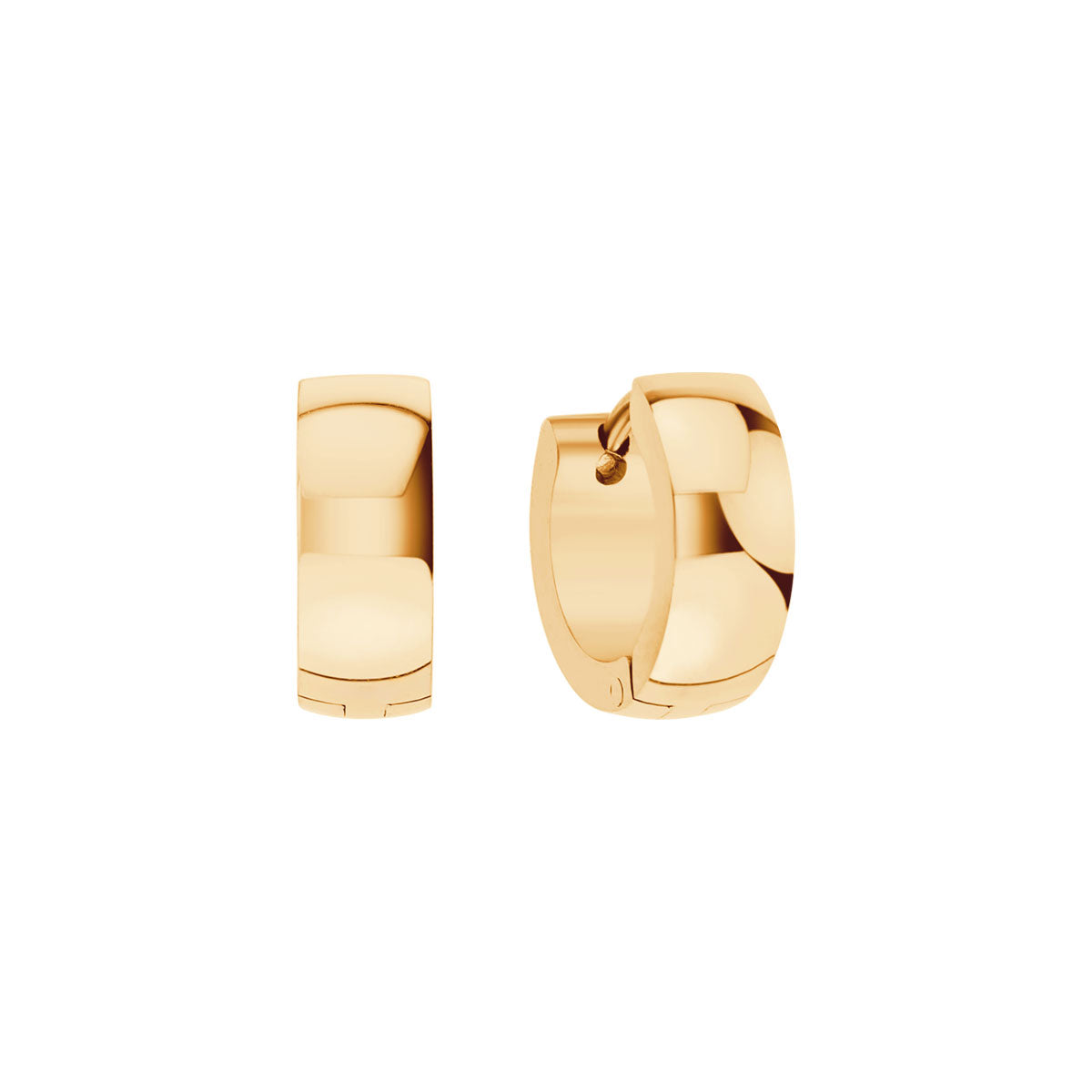 Kolczyki stalowe - koła