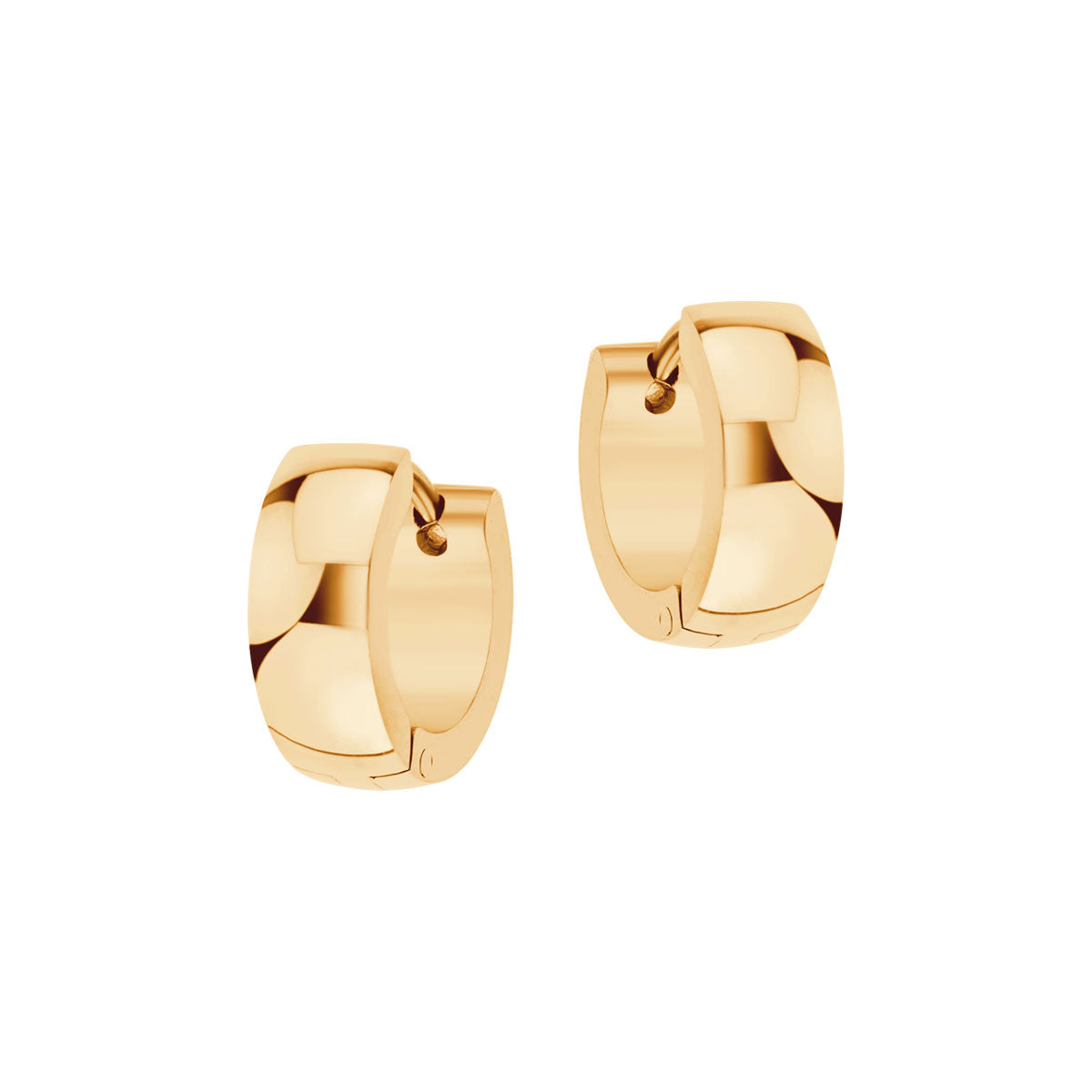 Kolczyki stalowe - koła