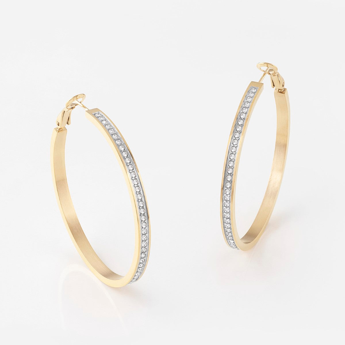 Kolczyki stalowe - koła - Guess Color My Day