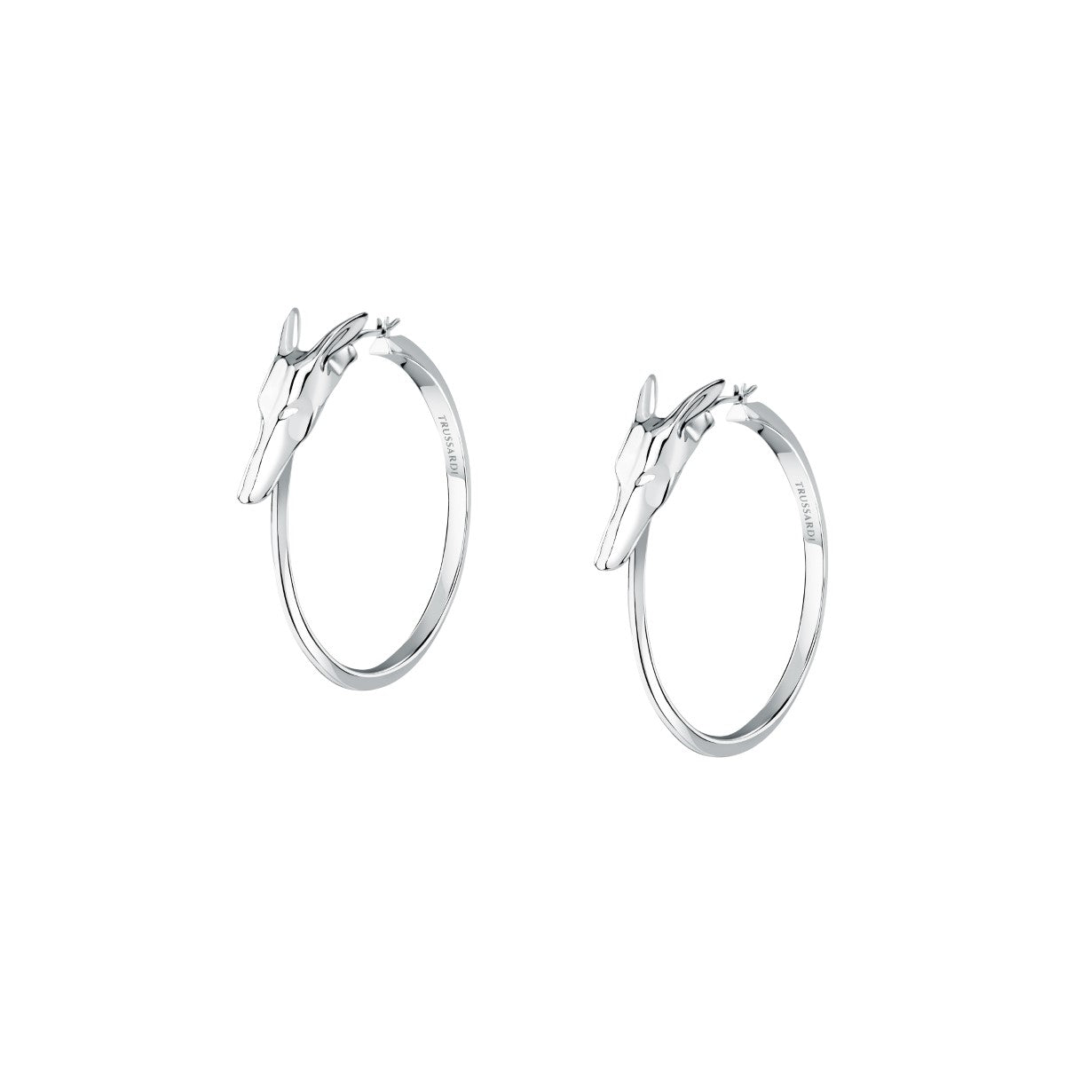 TRUSSARDI Bracciale Donna T-Heritage In Acciaio – Design Aperto Con Levriero – TJAXB03 – 58x48mm