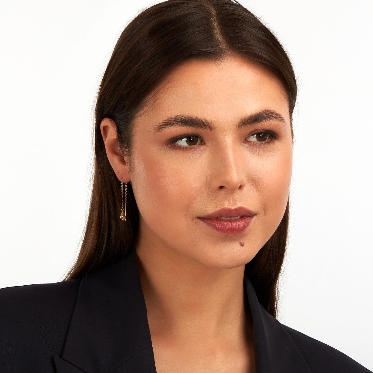 Kolczyki stalowe wiszące - łezki - Trussardi T-Design Baroque