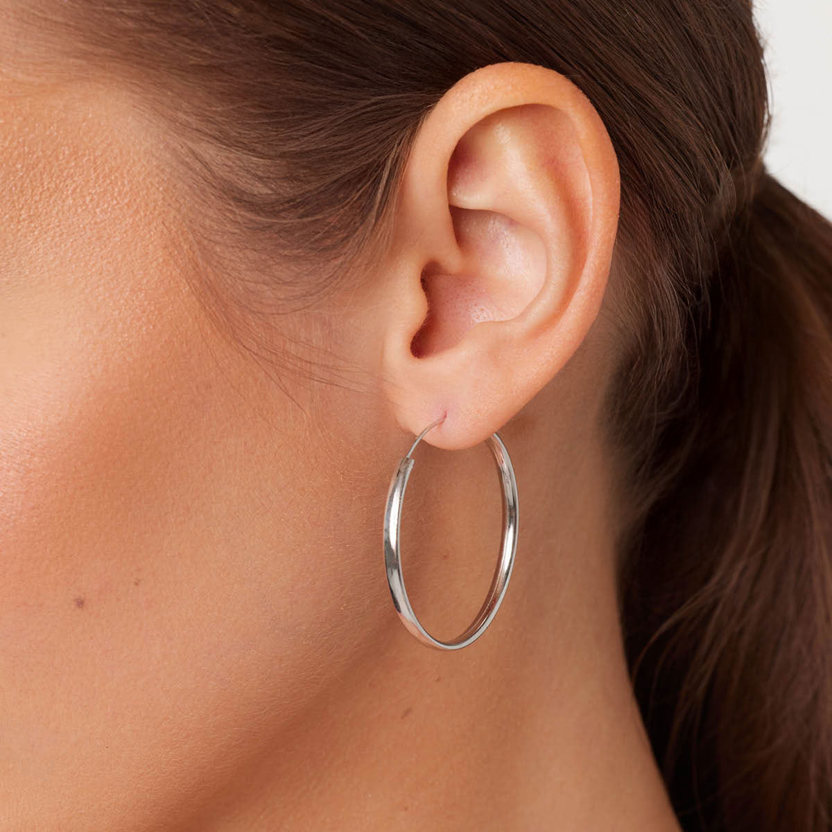 Kolczyki srebrne - koła