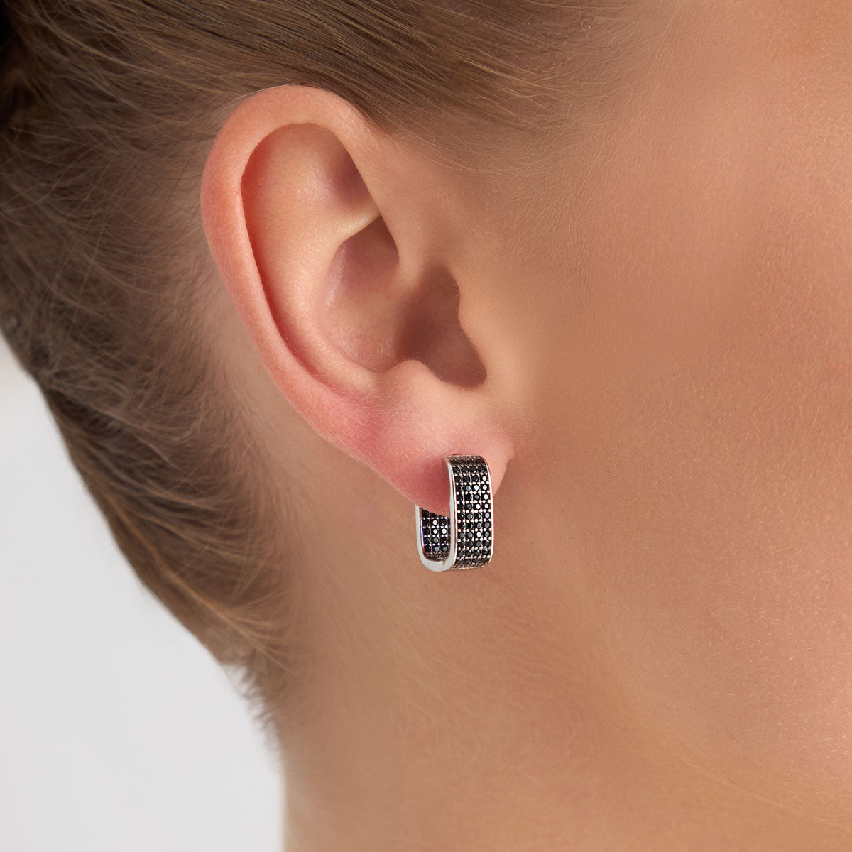 Kolczyki srebrne z cyrkoniami