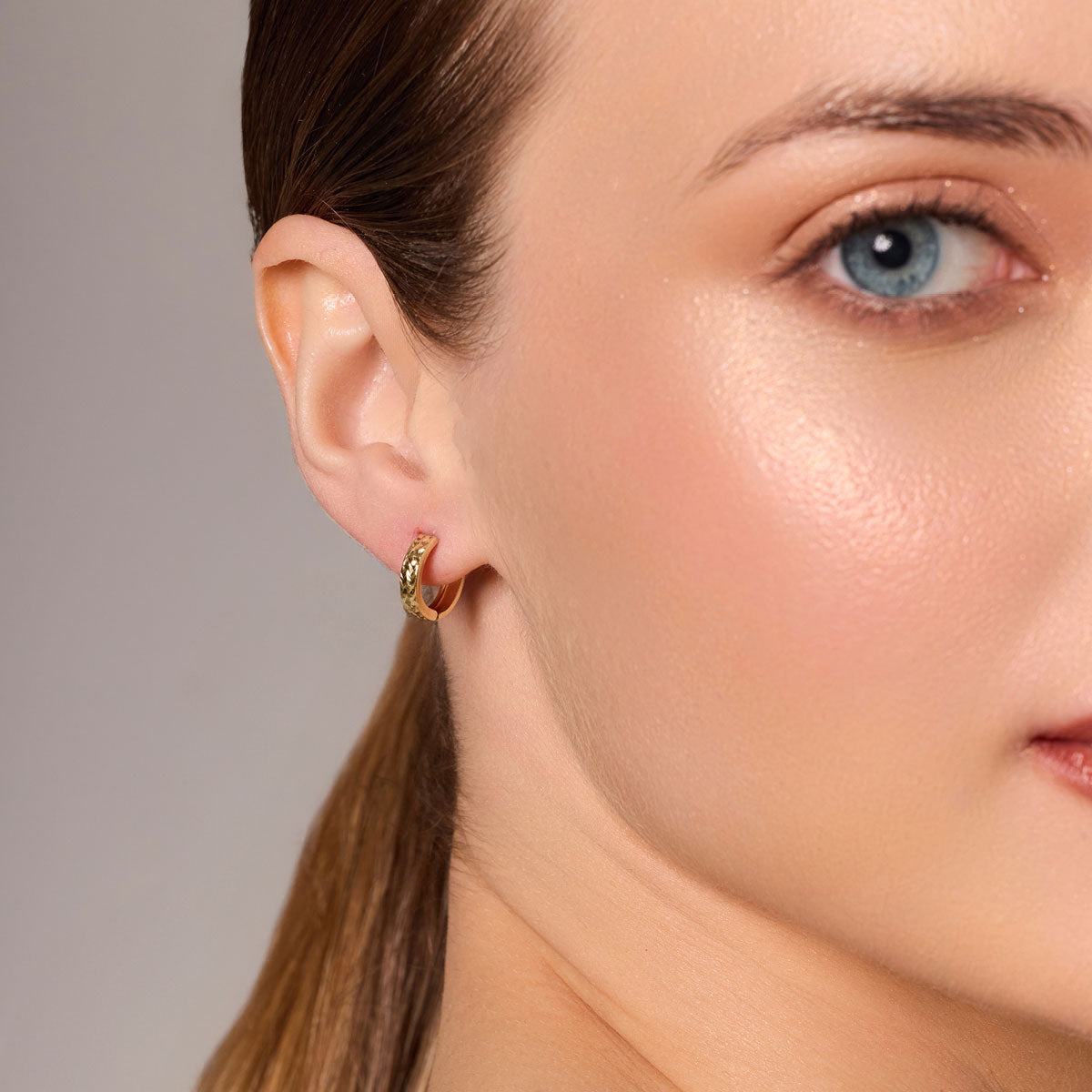 Kolczyki złote - koła