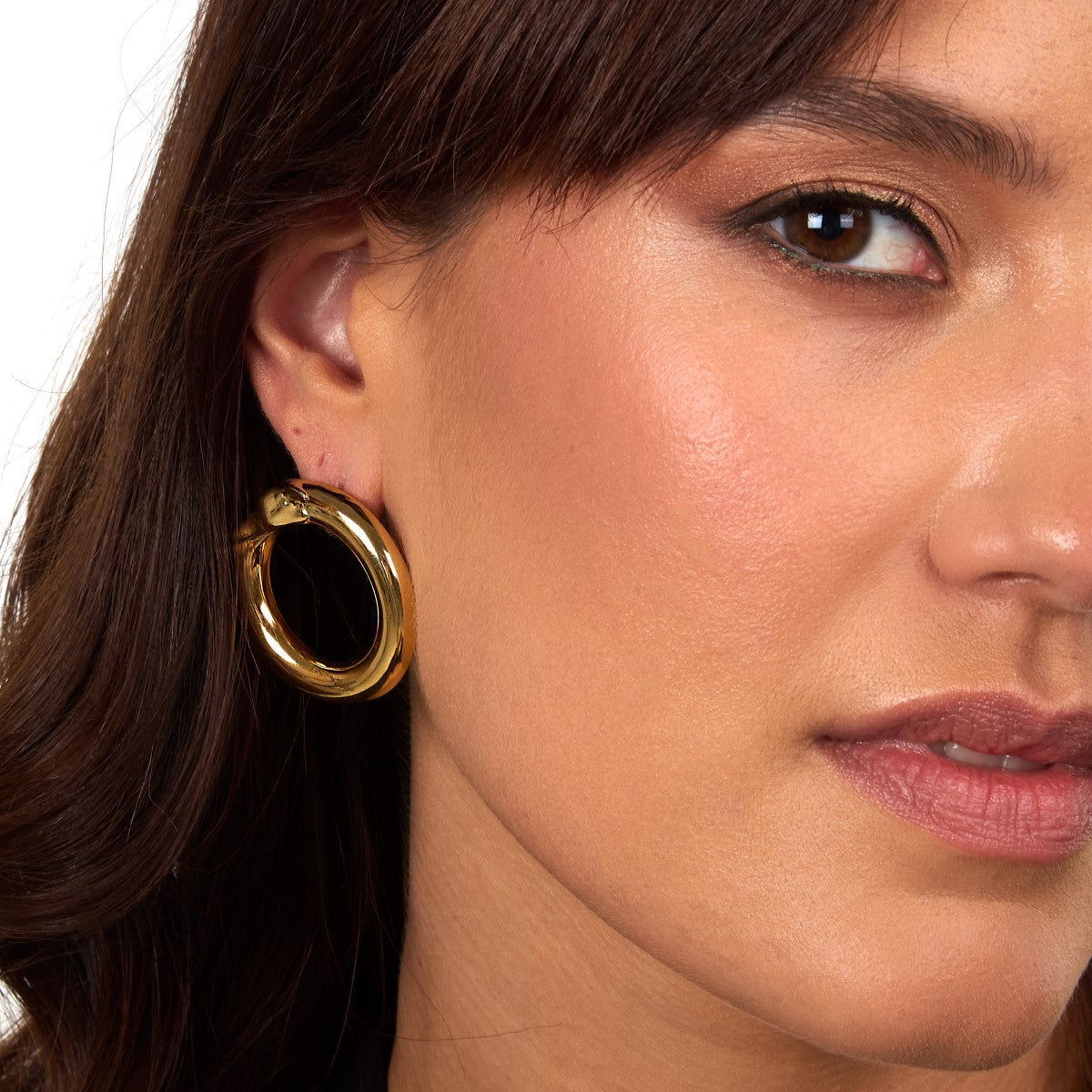 Kolczyki stalowe - koła - Trussardi T-Heritage Greydog