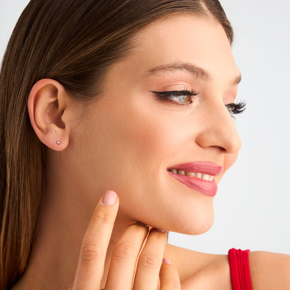 Kolczyki srebrne - kulki - Bambini