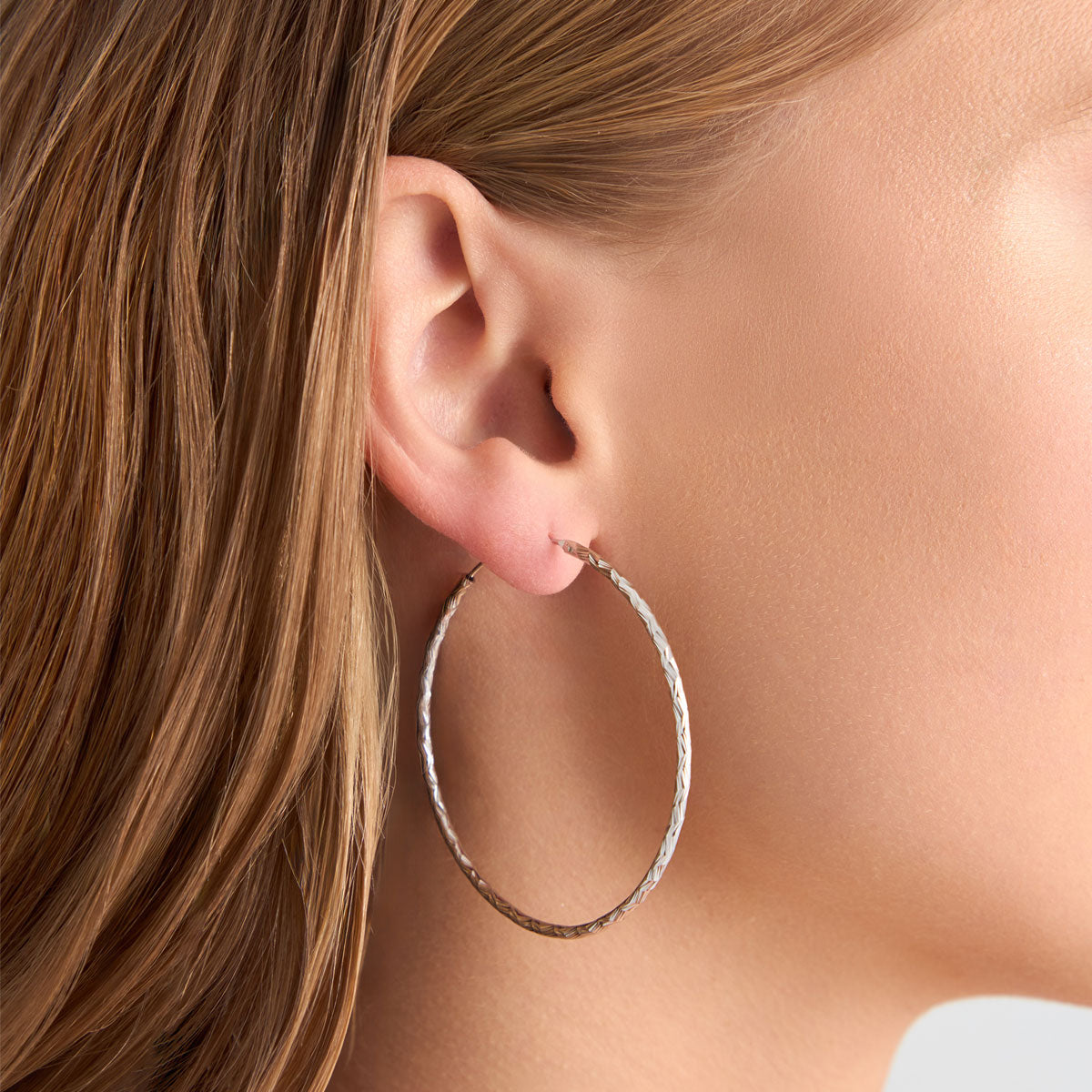 Kolczyki srebrne - koła