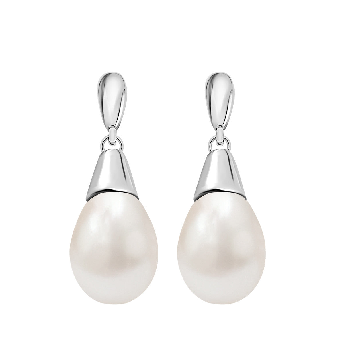 Kolczyki srebrne z perłami