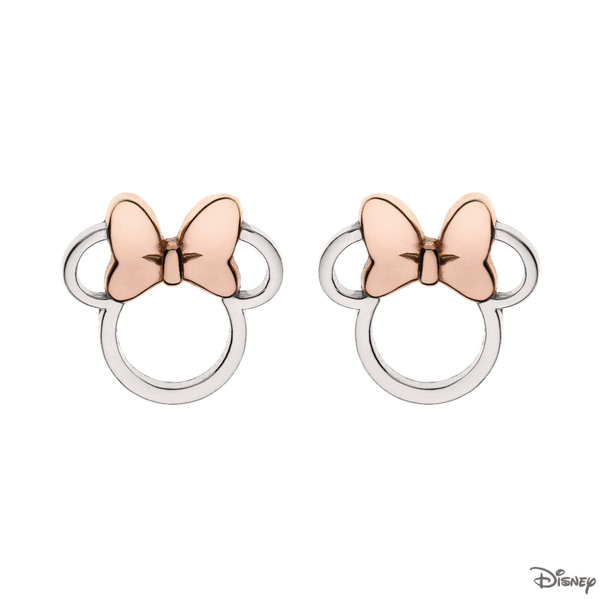 Kolczyki srebrne - Myszka Minnie - Disney