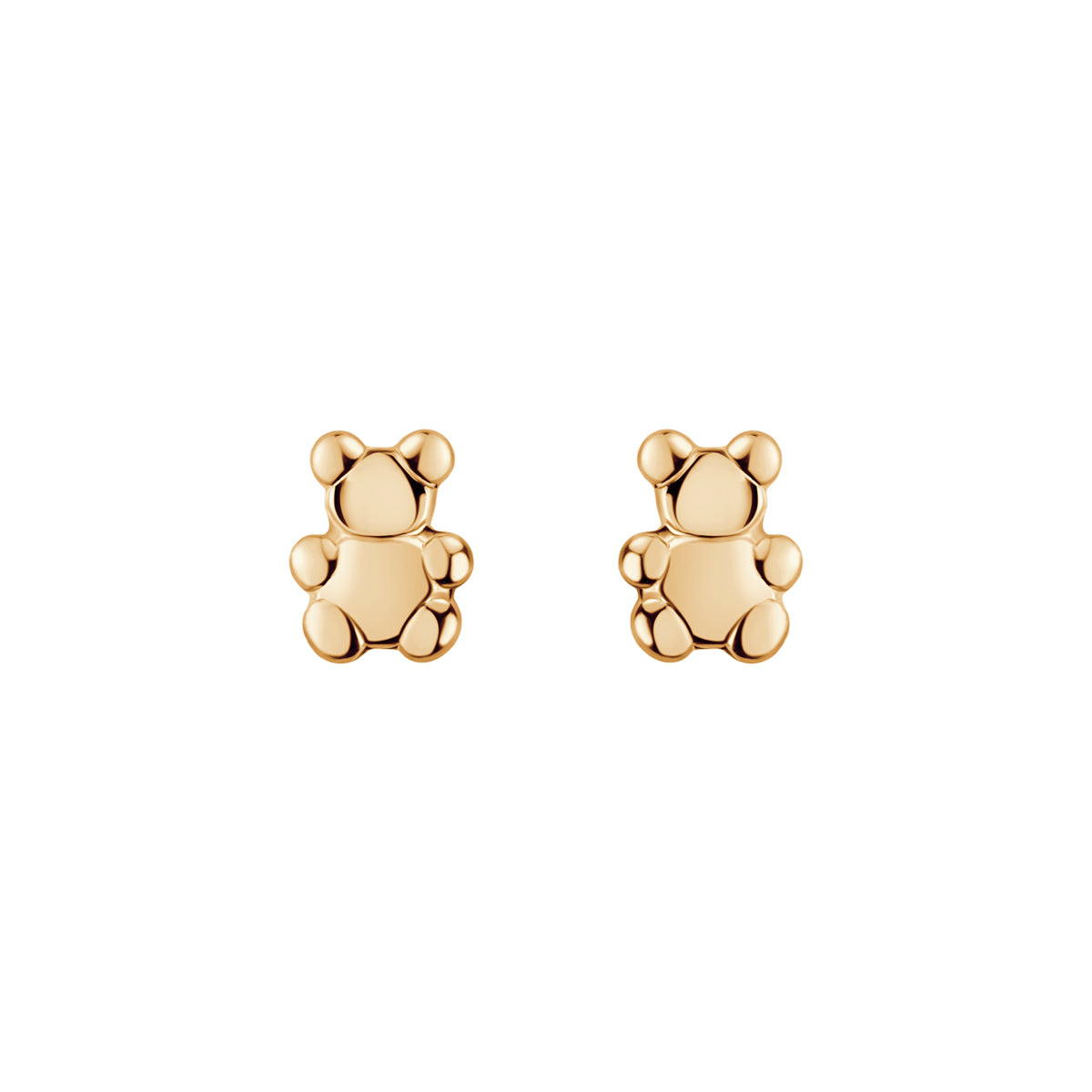 Kolczyki złote - misie - Bambini
