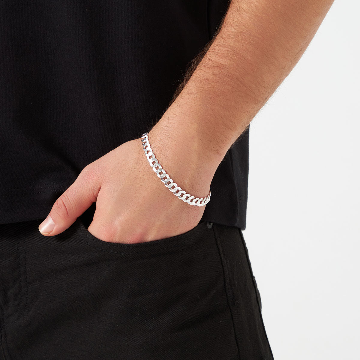 Bransoletka srebrna - Verona