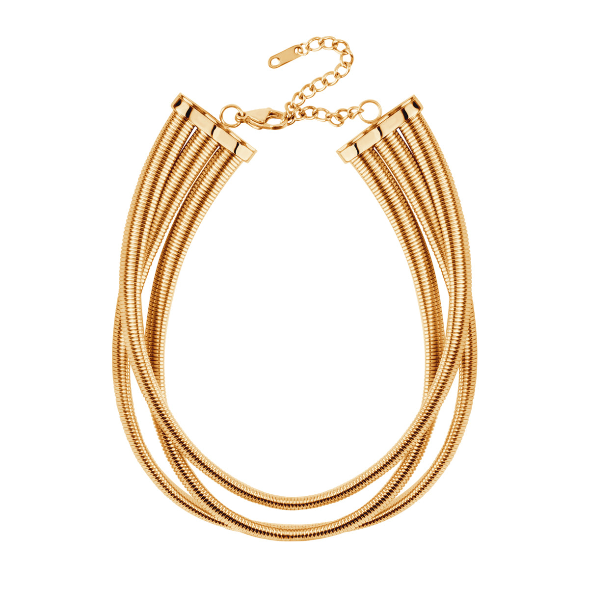 Naszyjnik stalowy - choker - Moderno