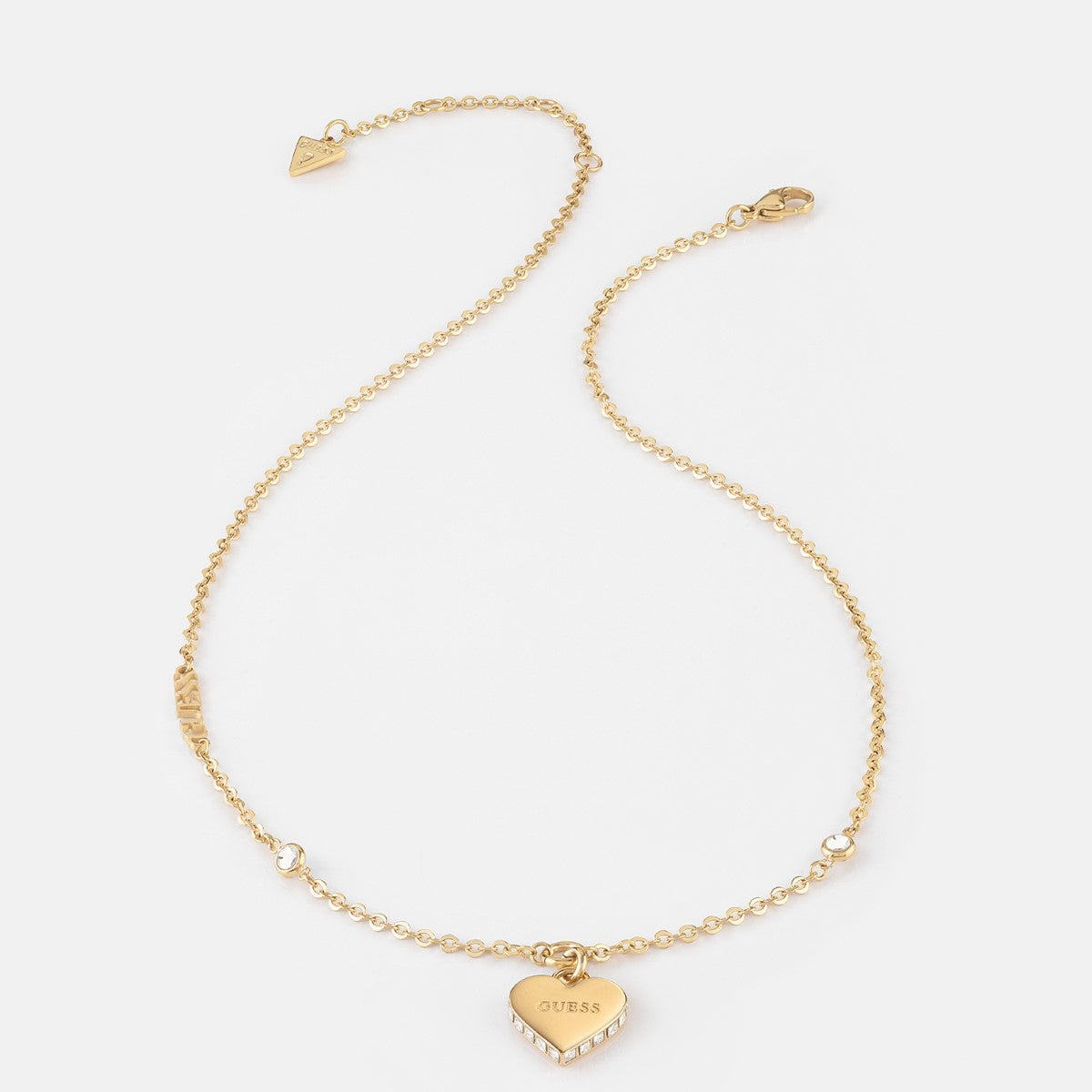 Naszyjnik stalowy - serce - Guess Falling In Love