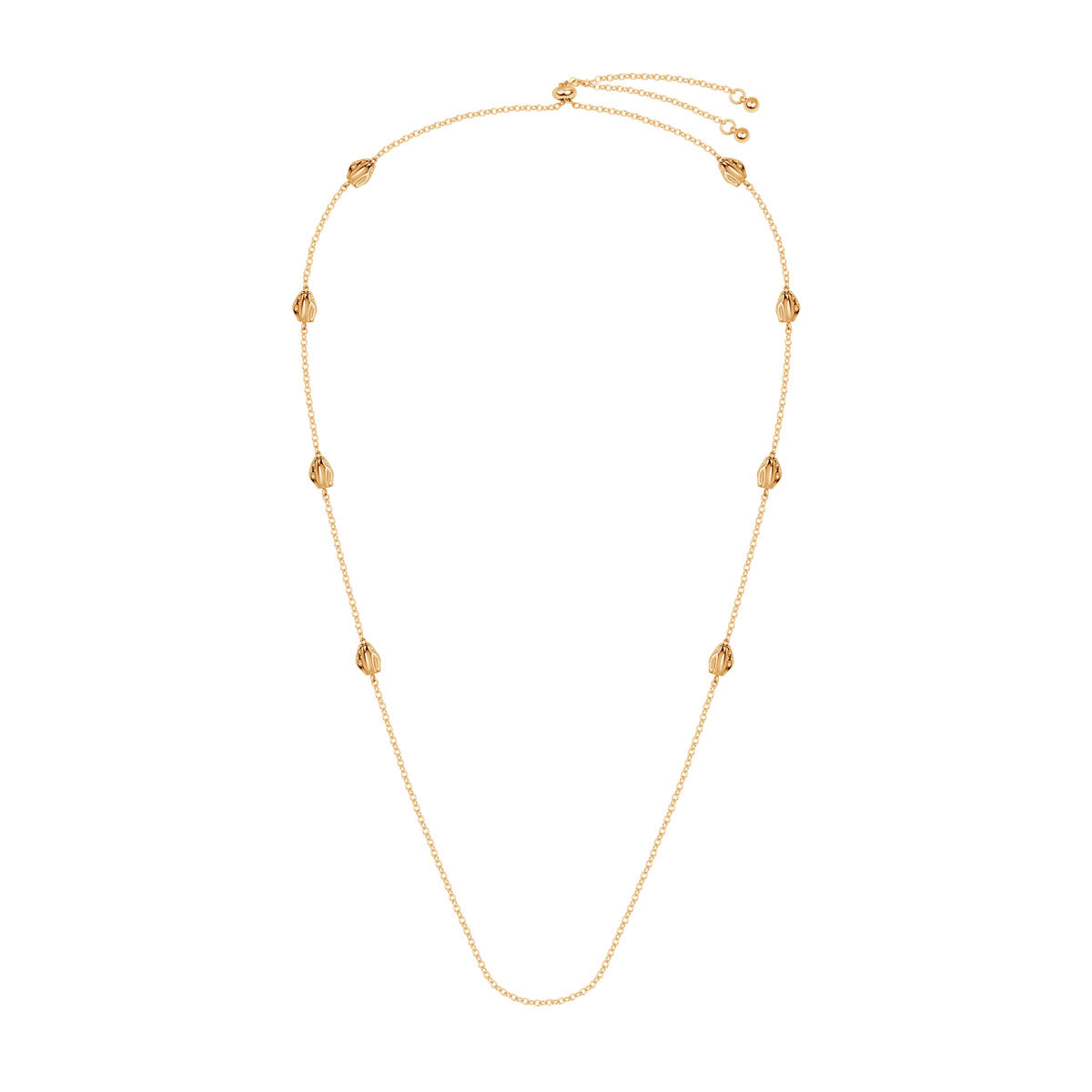 Naszyjnik z mosiądzu pozłacanego - Moderno