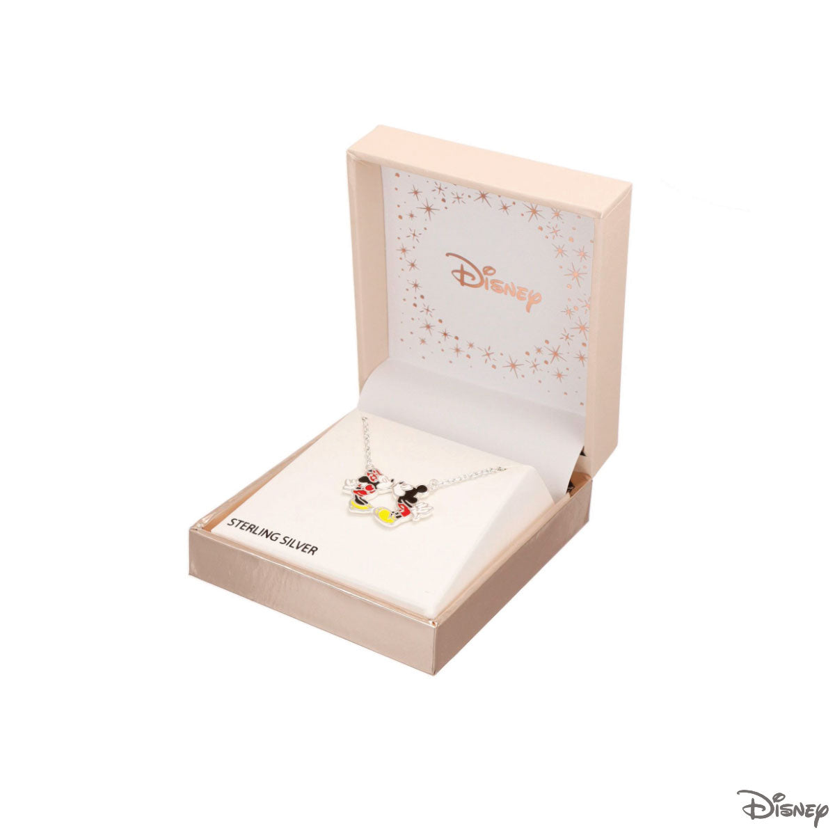 Naszyjnik srebrny emaliowany - Myszka Mickey - Disney