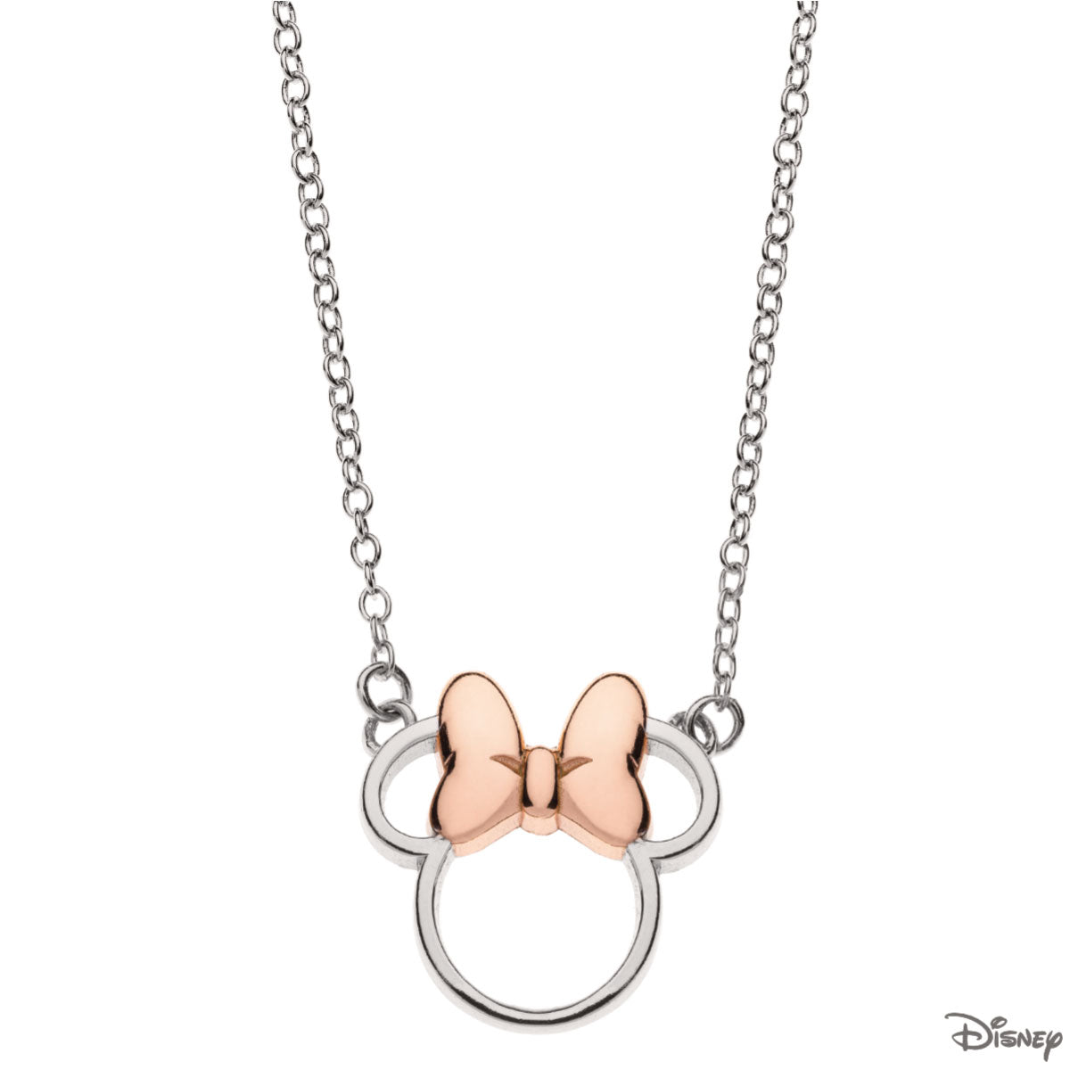 Naszyjnik srebrny - Myszka Minnie - Disney