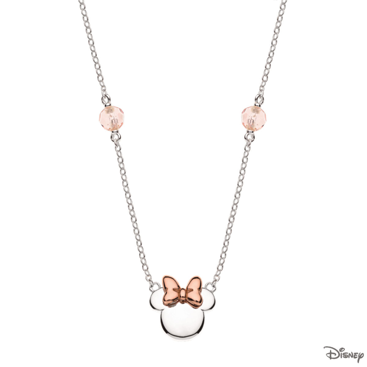 Naszyjnik srebrny - Myszka Minnie - Disney