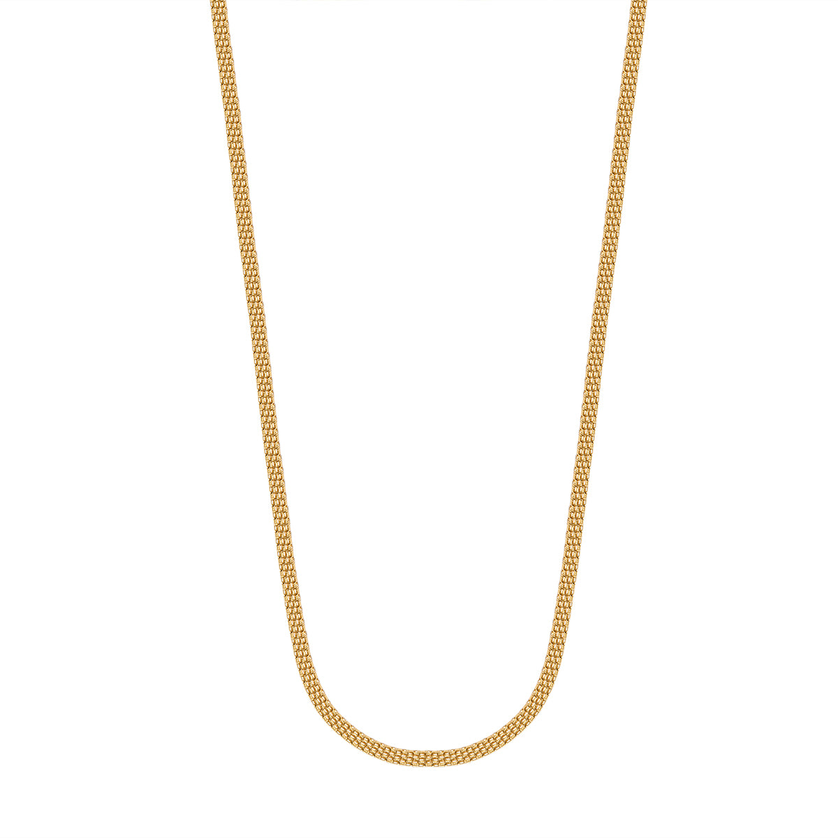 Naszyjnik srebrny pozłacany