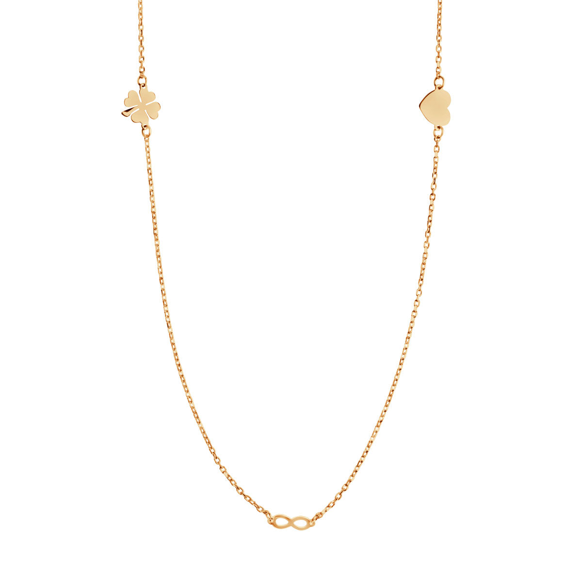 Naszyjnik złoty - na szczęście