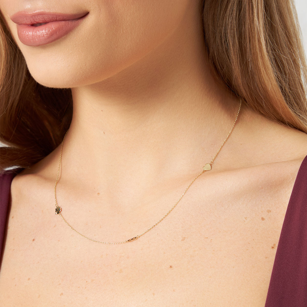 Naszyjnik złoty - na szczęście