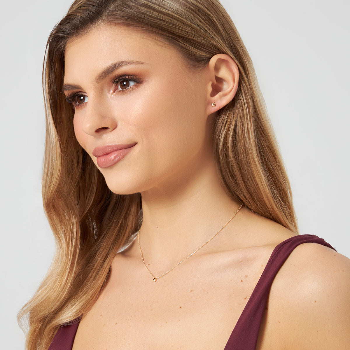 Naszyjnik złoty - gwiazdka