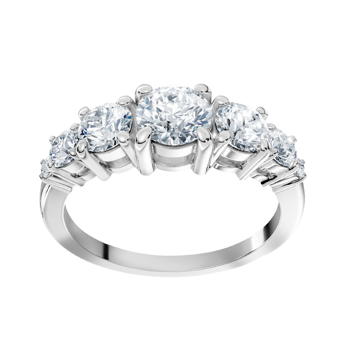 Zestaw srebrnych pierścionków z cyrkoniami