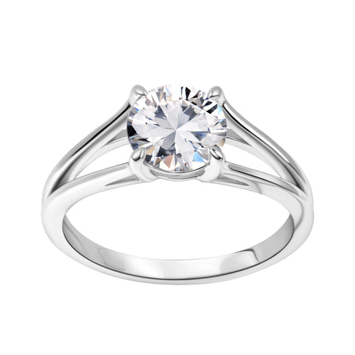 Pierścionek srebrny z cyrkoniami