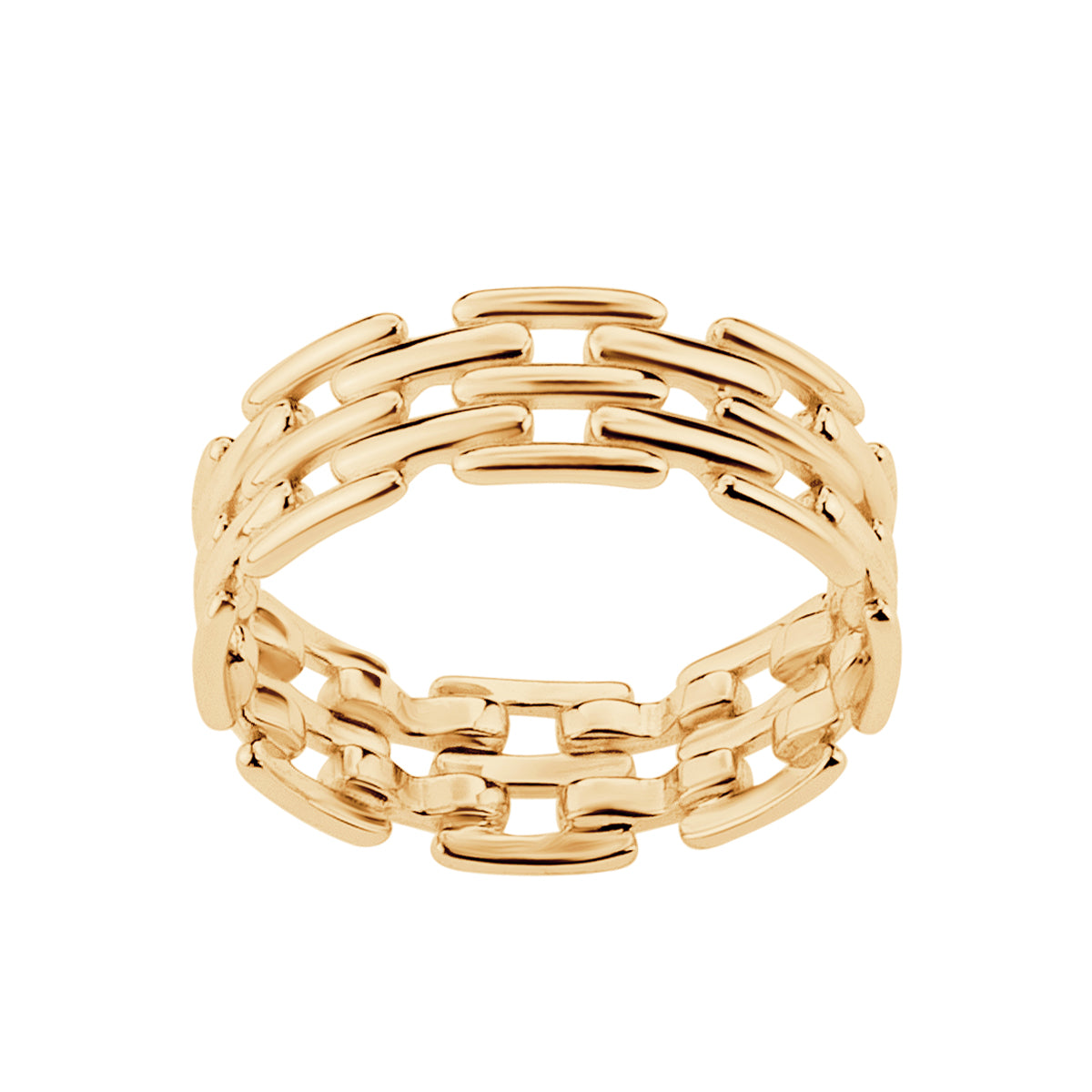 Pierścionek srebrny pozłacany - ażurowy