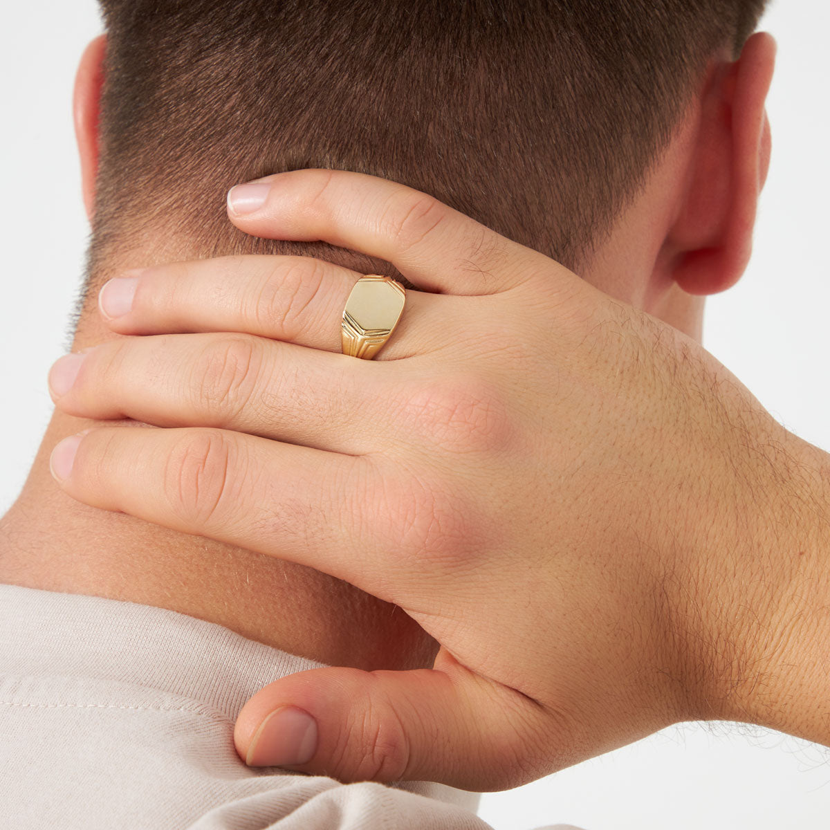 Pierścionek złoty - sygnet